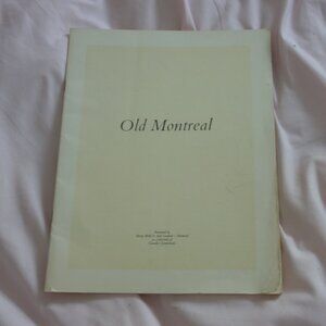 Vintage Collection of sketches by Roland A. Chalmers showcasing Old Montreal
